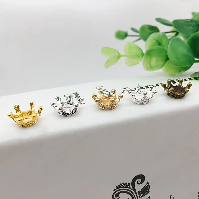 50pcs Small Crown Alloy Jewelry Accessories Popular Jewelry Material Headgear Hair Accessories Handmade DIY Jewelry Accessories