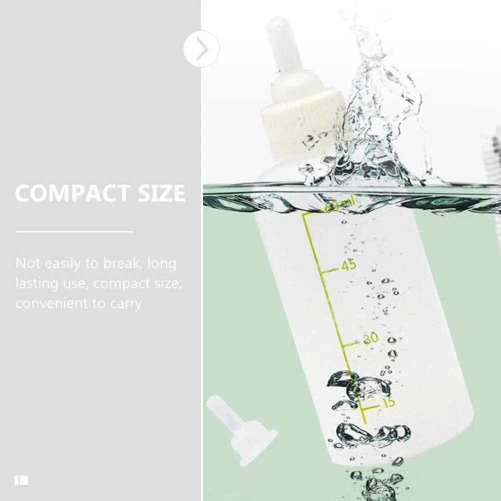 

1Set Small Feeding Bottles Durable Nursing Bottles for Puppies Kittens Hamsters Portable Silicone Pet Nursing