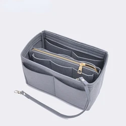 Multifunctional Large Capacity Makeup Storage Bag Felt Cloth Liner Bag Travel Insert Portable Bag In Bag Cosmetic Bag