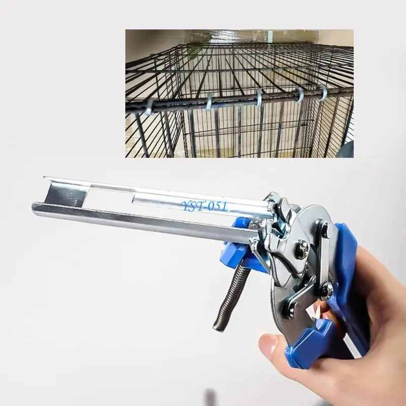 

E15A 600pcs M Clips Bundled Wire Fence Tool High Strength Steel Cage Binding Pliers For Pet Enclosures & Poultry Cages