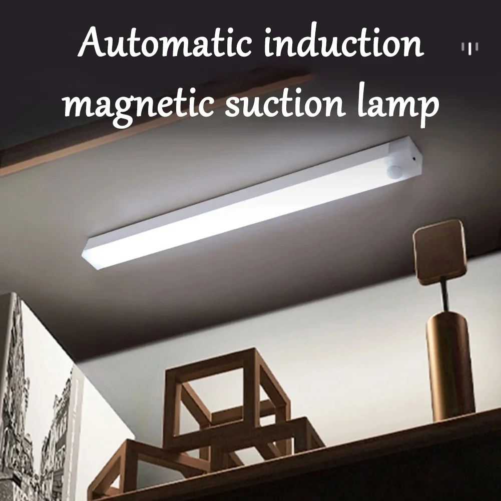 

Сильный магнитный настенный светильник, бытовая магнитная лампа с 3 режимами автоматического обнаружения, мощное освещение, зарядка через USB