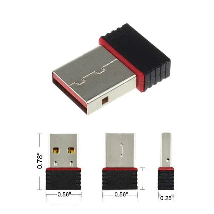 150 Мбит/с MTK7601 USB Wi-Fi прямые адаптеры USB 2.0 высокой мощности Mini USB Wi-Fi ключ