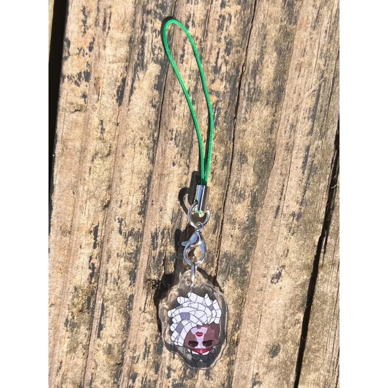 Arcane League of Legends Caitlyn Jinx Mini 3cm Acrylic Charms Phone Strap Keychain Anime Bag Pendants Daily Decor Accessories view 4