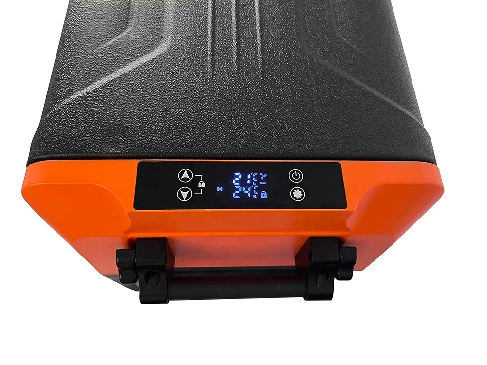 

# l Portable 50L DC 12v 24v Compressor Cooler Ice Cream Refrigerator Freezer Car Fridge With Wheel