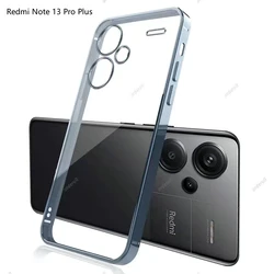 Cover For Xiaomi Redmi Note 13 Pro Plus Case Luxury TPU Soft Silicone Transparent Phone Case For Note13 Pro+ 5G Stylish Bumper
