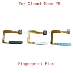 Fingerprint Sensor Button Flex Cable For Xiaomi Poco F5 Touch Sensor Scanner Repair Parts