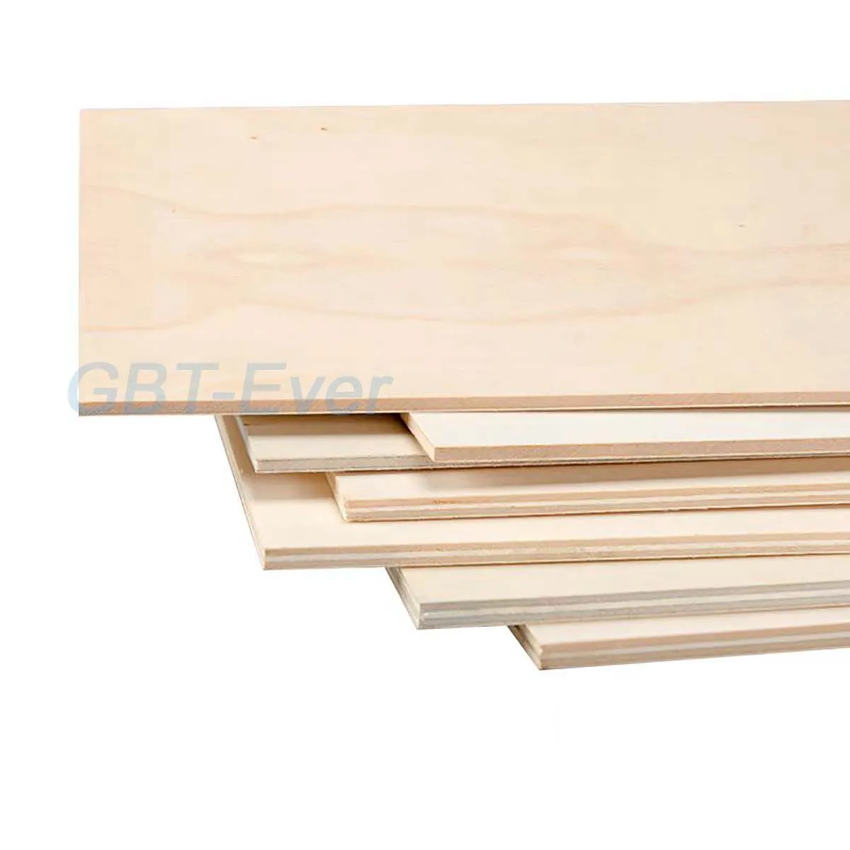 1/5Pcs Rectangular Wooden Chips 100x100mm 300x210mm Thin Craft Timber Sheets Thickness 3/4/5mm Poplar Board DIY Decorations