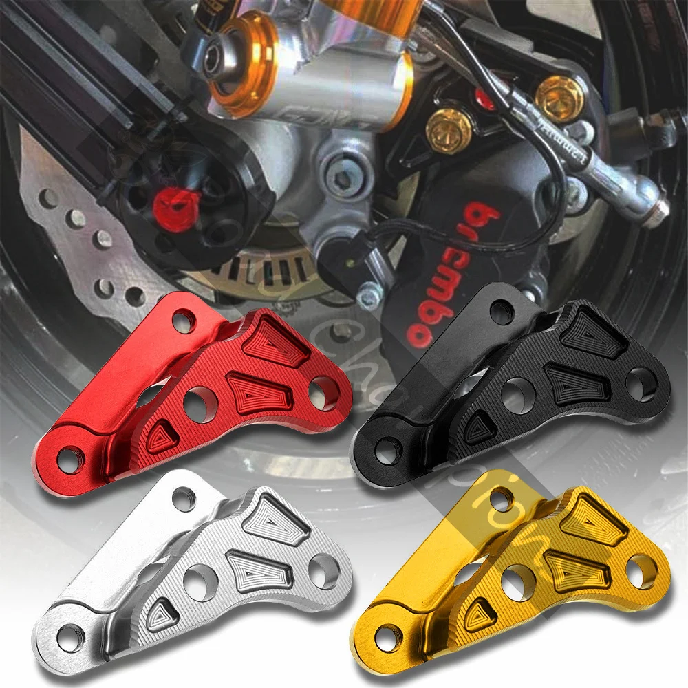 For Vespa GTS300 GTV300 Motorcycle Brake Caliper Adapter Mount Bracket Rotor Caliper CNC Aluminum Accessories