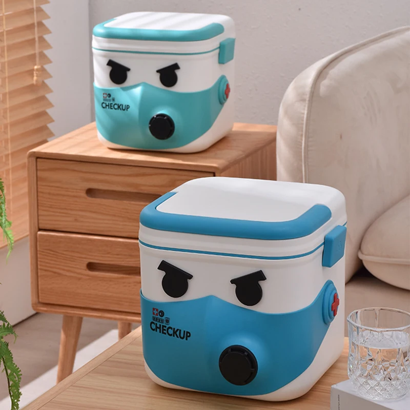 Medicina kit de primeiros socorros super grande capacidade pílula casos organizador família emergência farmácia recipiente de armazenamento pílula caixa