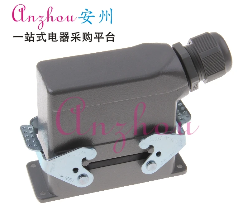 HDC-HE-016- 1 16 Core Heavy Load Connector Side Out Double Button HDC-HE-016-F/M