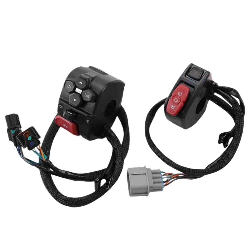 For cfmoto motorcycle accessories 450NK left and right handle switch assembly CF400-7 left and right ignition headlight switch