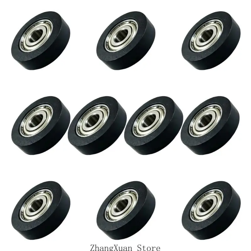 Wartungsrollenlager-Flachradsatz für Schiebepaneel-Service, 10er-Pack 3XUF – Detail 5