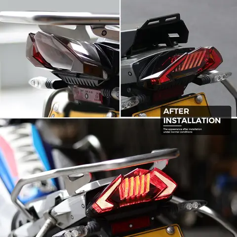 10 best sales motorcykel bakljus - №7