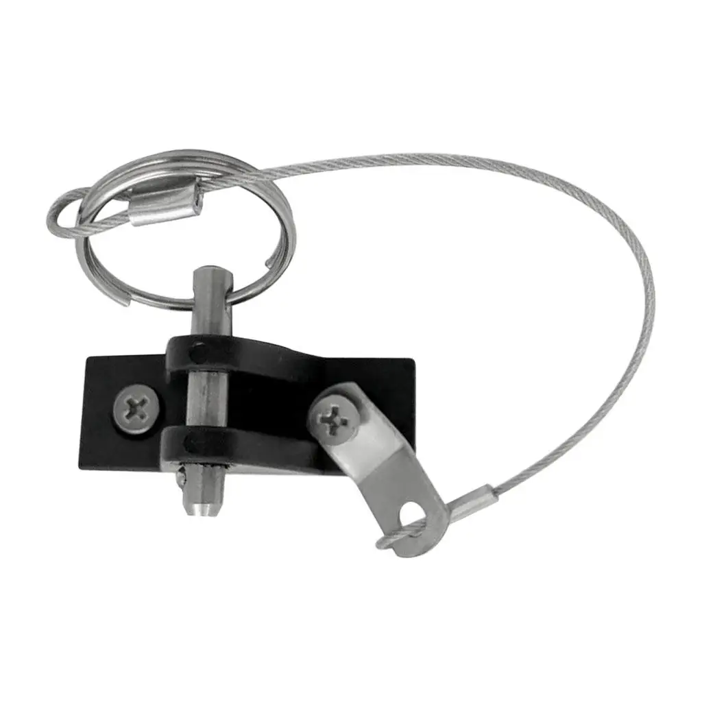 Boat Deck Hinge Mount Black Nylon Hardware Accessory for Kayak Canoe Marine Rail Railing Use
