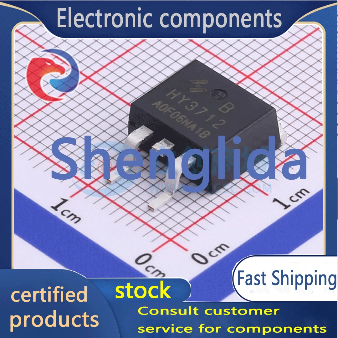 Transistor de efecto de campo de TO-263-2L, paquete HY3712B, nuevo, fuera del estante, 1 piezas