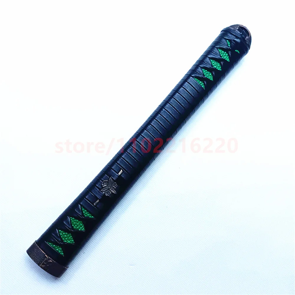 Good 30cm Rikko Battle Tsuka Black Handle Hilt Alloy Fuchi Kashira Menuki For Real Japanese Japan Samurai Katana Sword Fittings