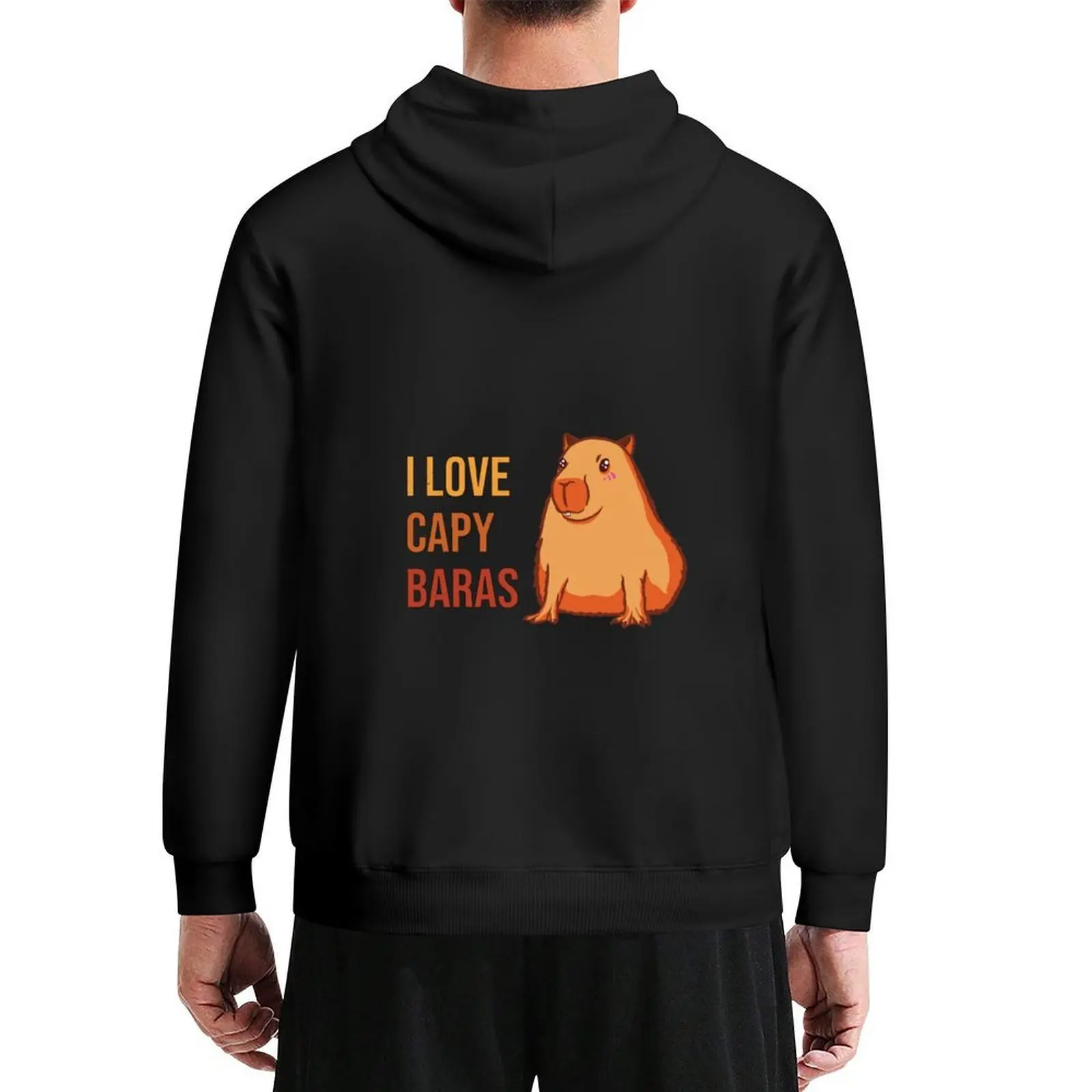 

I Love Capybaras Retro Vintage Capybara Gifts Hoodie mens clothes hooded shirt men's coat man hoodie