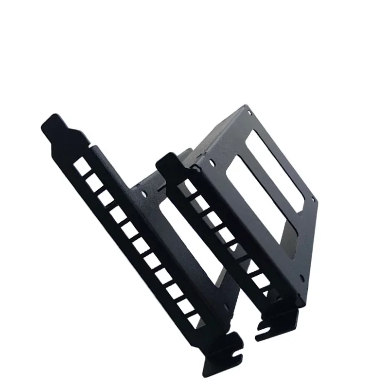 Metal PCI Slot 2.5inch IDE/SATA/SSD/HDD Rear Panel Mount Bracket Hard Drive Adapter Tray Caddy with Sata Data Cable