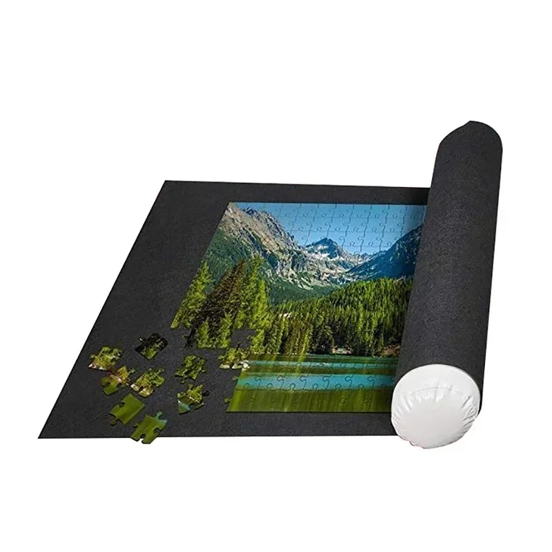 Protector Holds Up To 1500-3000 Pieces Jigsaw Puzzle Mat Roll Up Jigsaw Rug Jigsaw Storage Felt Mat Jigsaw Rug