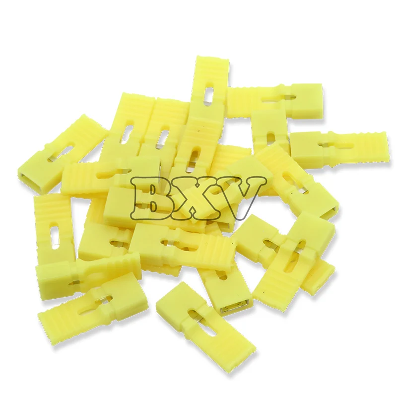 HJXRHGAL New Jumper Cap 2.54mm Pitch Pin Header Connector Long Type Jumper Plug Cover DIY Repair Parts 100PCS