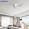 FUMANJIA 45/52 インチ工業用レトロシーリングファン、リビング/ダイニングエリア、家庭およびオフィスに最適 - 6 - スピードサイレント DC インバーターモーター 1