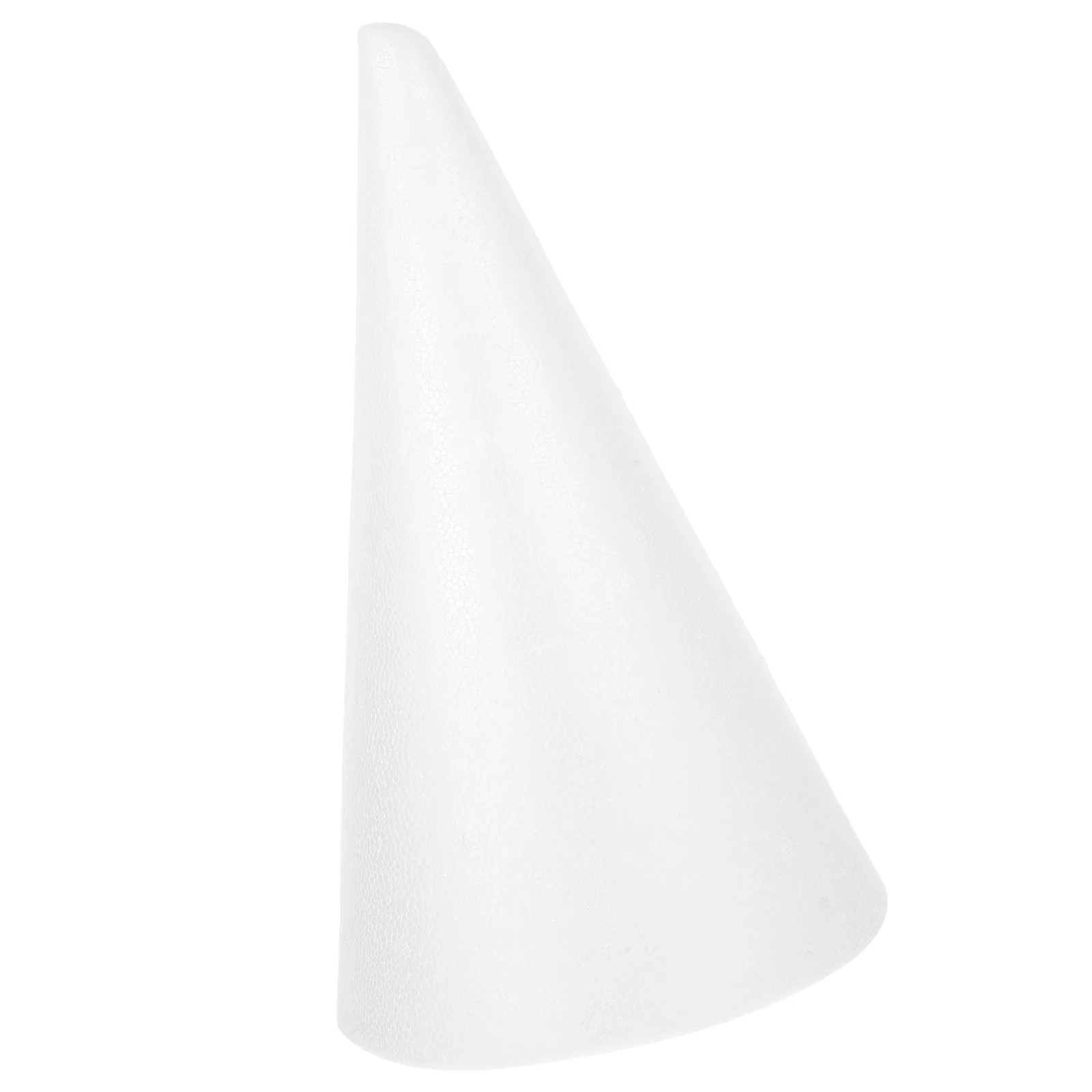 Polystyrene Cone Shaped Foam Cardboard Cones White DIY Chirsmas Tree for Children Craft Ornament Toy