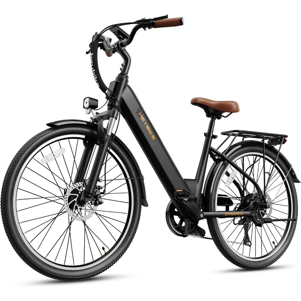 Electric Bike for Adults with 1000W Motor Peak,468Wh Removable Battery & up to 50Miles 24MPH,with 7-Speed and Front Suspension.