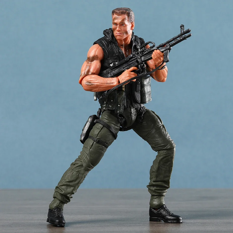Neca john Matrix PVCアクションフィギュア、30周年記念モデル人形