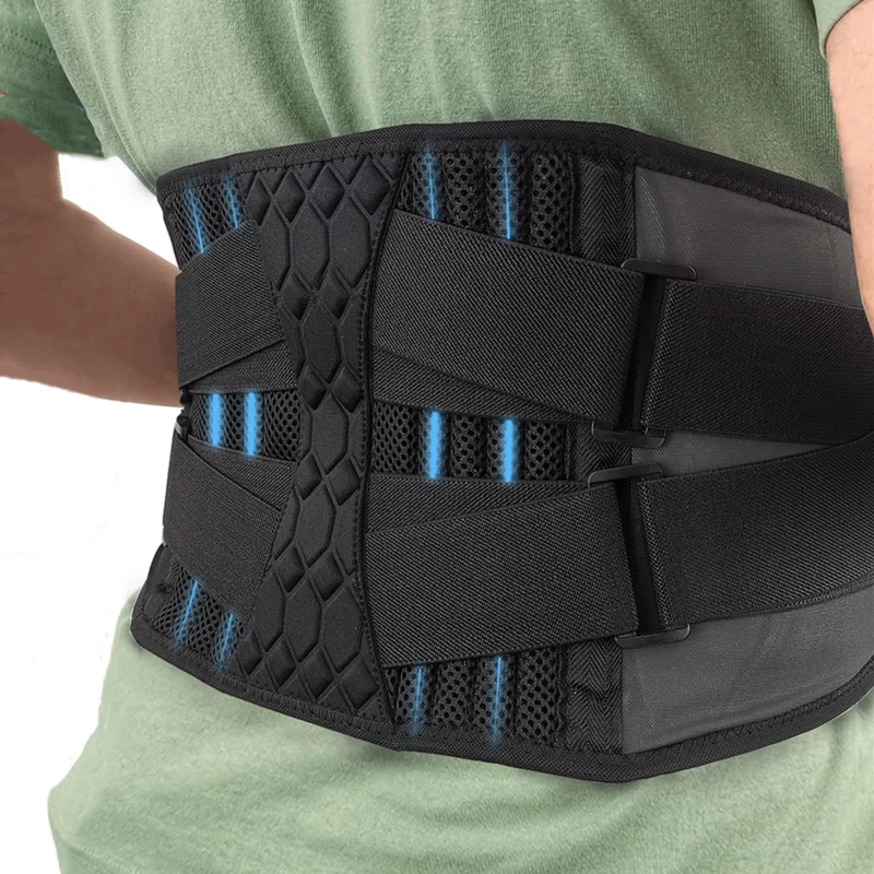 

Strong Lumbar Back Support Belt Men Women Waist Brace Back Pain Relief Herniated Disc Scoliosis Health Care Orthopedic Corset