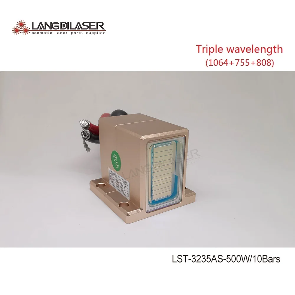 LST-3235AS Diode Laser Stack For Permanent Hair Remvoal  / 1064nm+755nm+808nm / 3 Wavelengths Bar Mixed Assemble