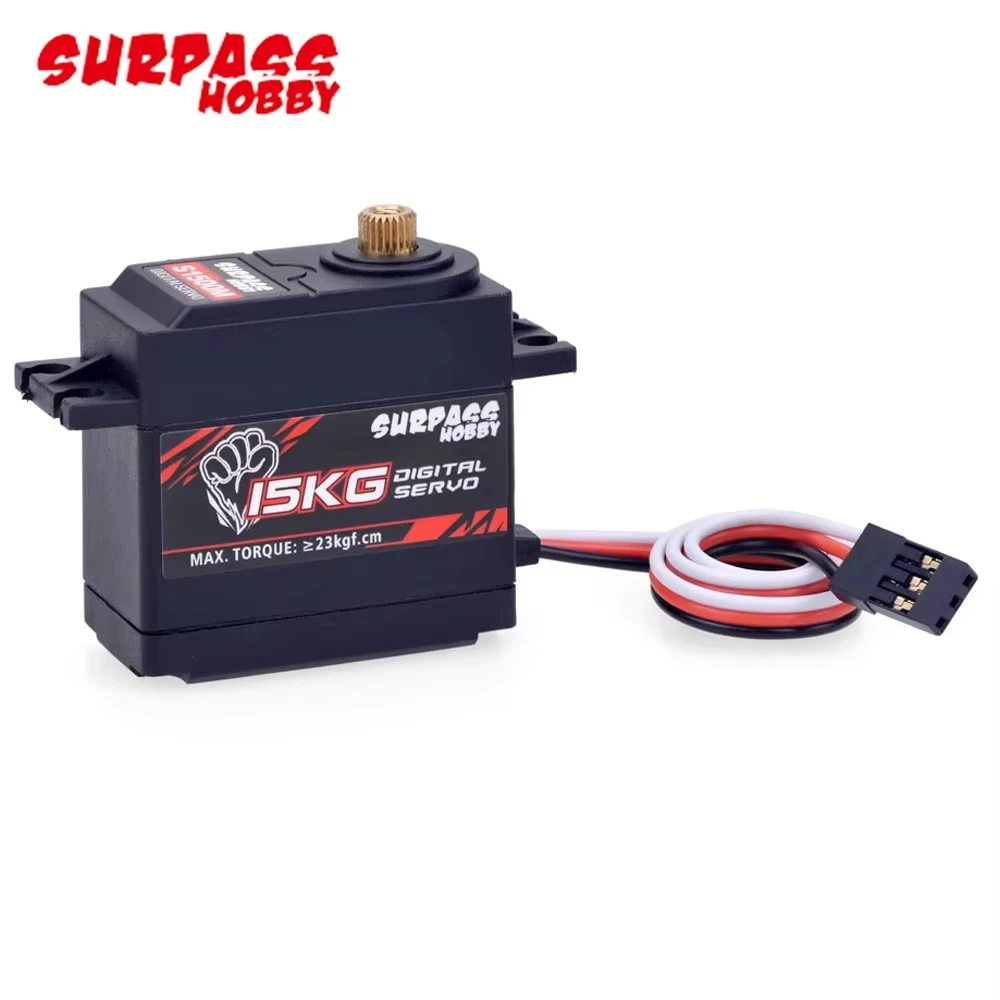 SURPASS Hobby S1500M 15KG Metal Gear Servo Digital Servo for 1/10 1/8 High-Speed RC Car /Aircraft RC Boat Model