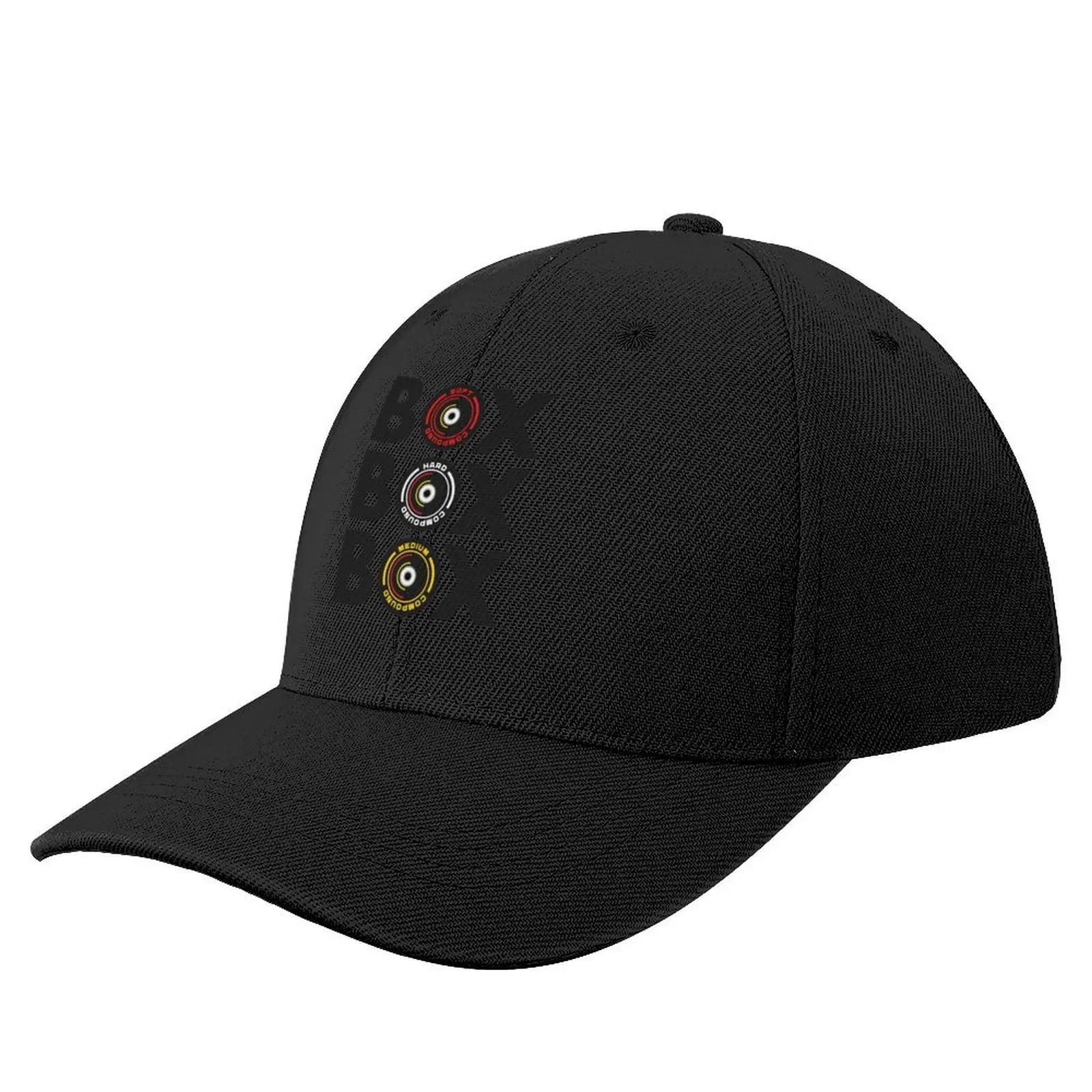 Box Box Box Infographic F1 Tyre Compound Design Baseball Cap Big Size Hat Custom Cap Golf Cap Beach Women Hats Men's