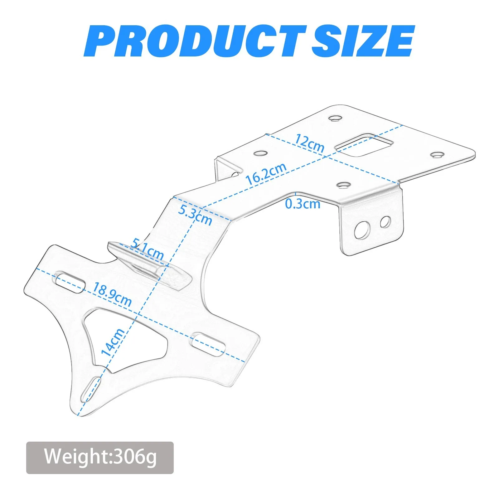 Motorcycle Compact Short Tail Tidy Fender Eliminator Kit Rear Plate Holder For KAWASAKI KLE500 KLE500SE 2025 2026