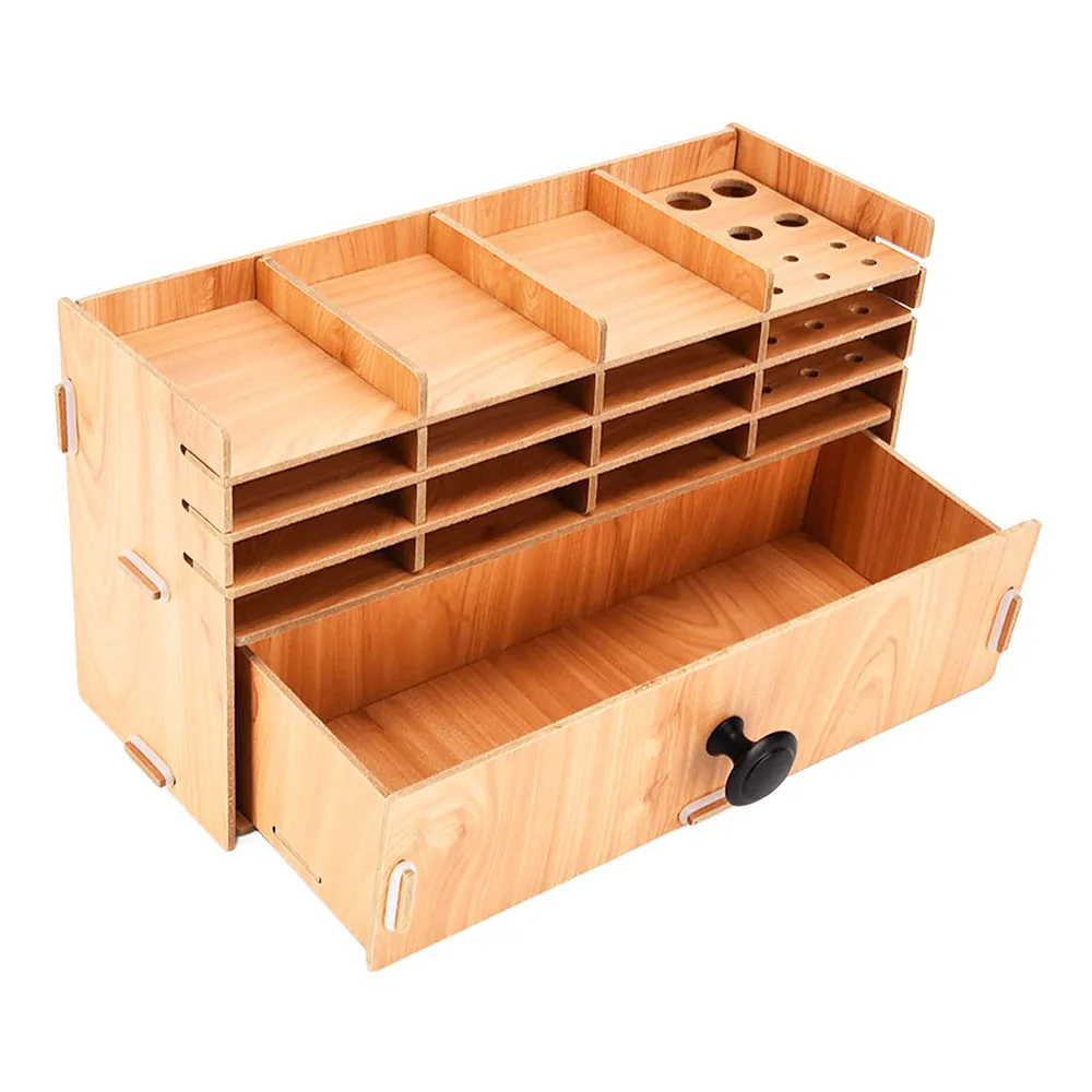 Drawer Type Diamond Painting Tools Drill Tray Organizer DIY Multi-Layer Wooden Storage Rack Bead Container Organizer