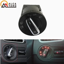 Chrome Headlight Control Switch Fog Light For V-W J-etta Mk4 Bora Passat B5 Beetle 3BD 941 531 A 3BD941531