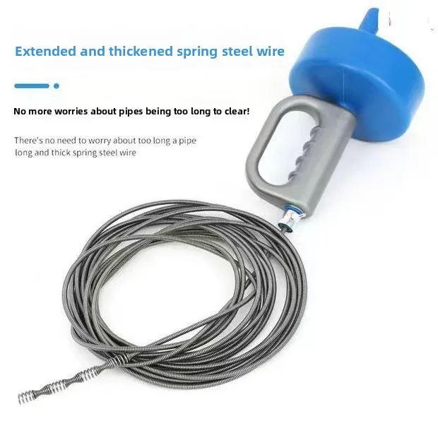 بالوعة المرحاض استنزاف Unblocker أنابيب الصرف الصحي المكبس نعرات 3-5 متر يده للتمديد الحمام أدوات تنظيف المطبخ