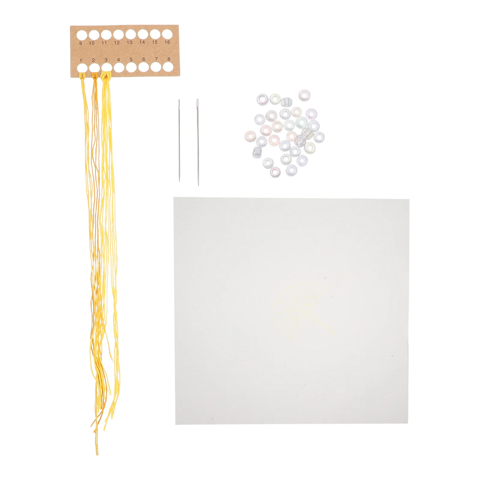 

1Set Embroidery Decoration Ornament DIY Stitching Tool Set for Living Room Bedroom Kitchen Interior Art Craft Supplies