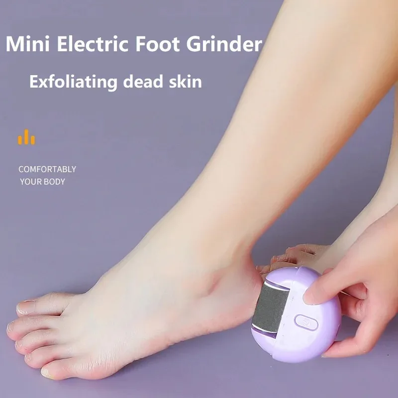 New Creative Portable Mini Electric Foot Grinder Exfoliating Dead Skin Foot Beauty Pedicure Skin Smooth And Delicate