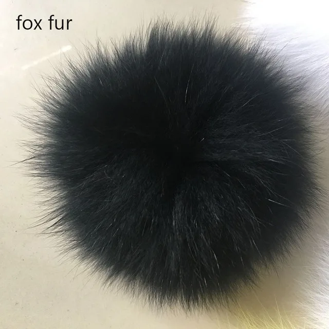 Big Size DIY Real Fox Fur Pompoms Raccoon Fur Pom Poms Balls Natural Fur Pompon For Hats Bags Shoes Scarves Accessories, image 22