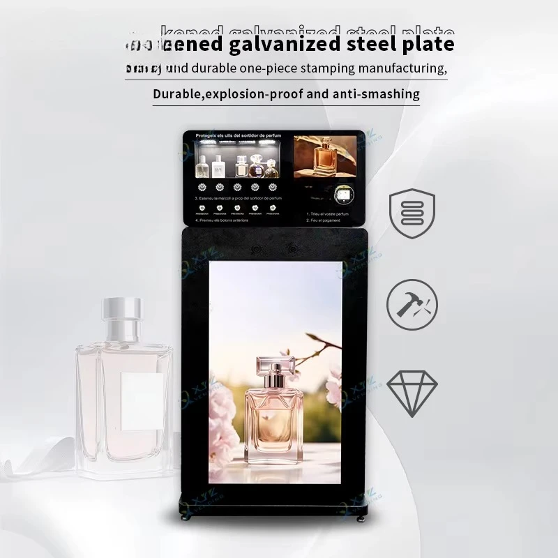 تخصيص أحدث تصميم 5 فوهات 100 مل آلة بيع رذاذ العطور قائمة بذاتها #4