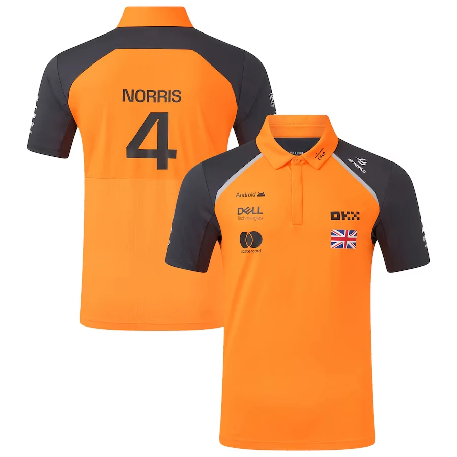 Summer 2025 new racing fans T-shirt for men outdoor sports cycling and racing T-shirt breathable quick-drying loose POLO shirt image 5