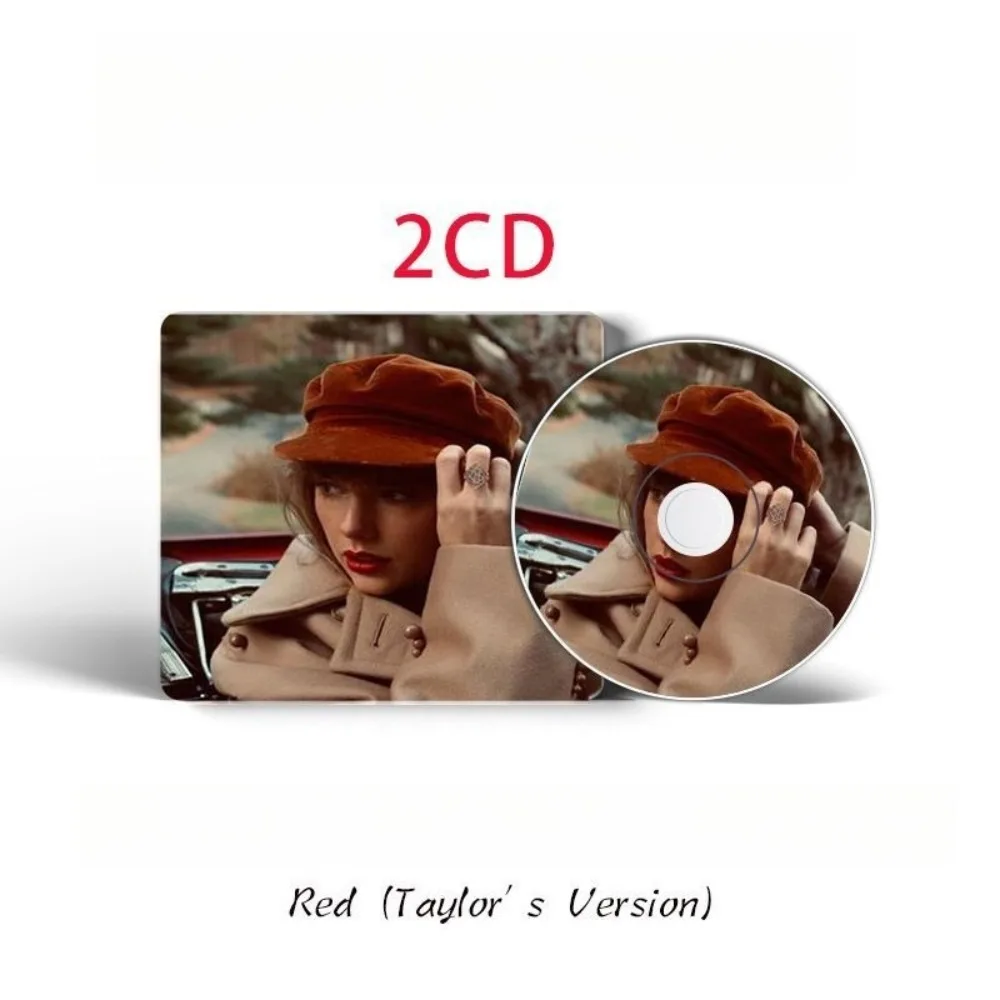 Taylor Red 2021 Neu-Aufnahme-Version Pop-Musik-Sammlung Auto 2CD Disc
