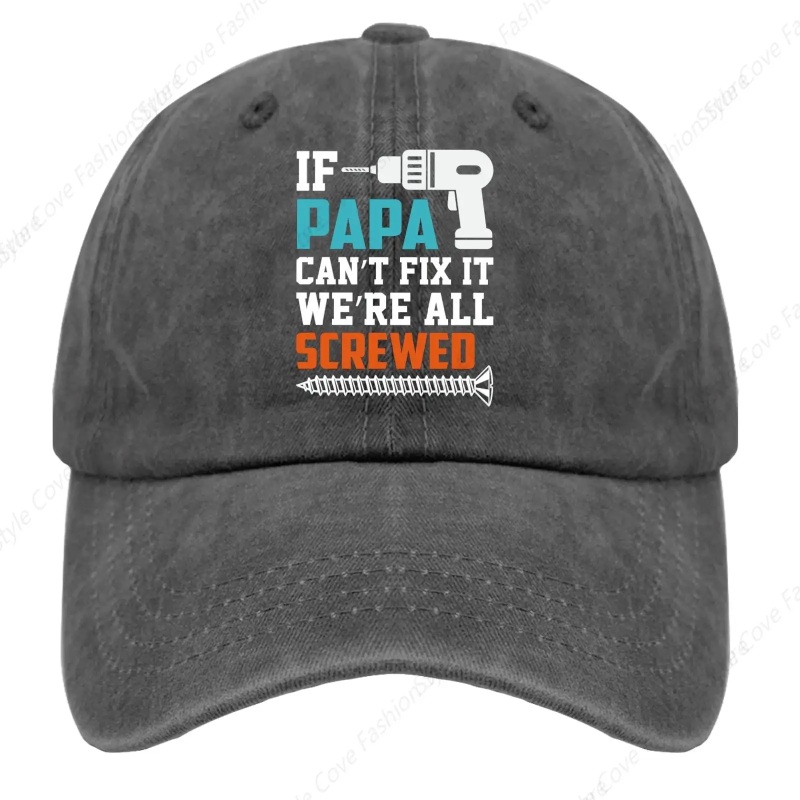 

I Fix Stuff Hat Cap If Papa Can't Fix It We're All Screwed Dad Hats Adjustable Washed Truck Hat Classic Vintage Hat Outdoor Hat