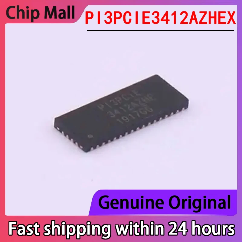 

1PCS PI3PCIE3412AZHEX Packaged TQFN-42 Analog Switch Multiplexer with Original Direct Shooting Capability