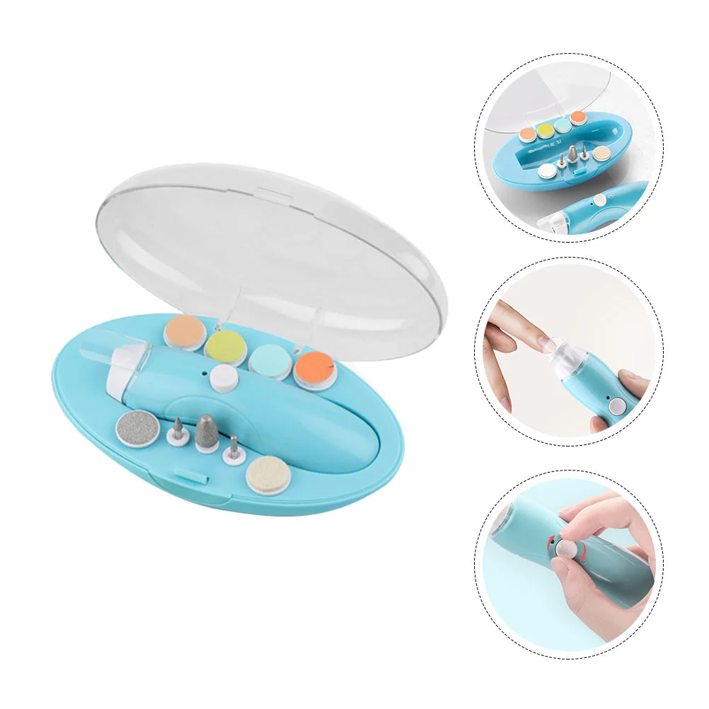 

Nail Kit Grinder Multifunctional Drill Electric Shaper 118x4cm Remover Manicure Blue Trimmer Newborn Baby