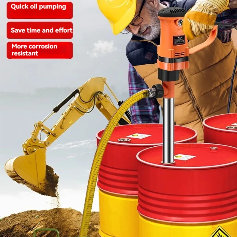 

Небольшой насос для перекачки топлива для дизельного топлива, электрический масляный насос ковшового типа, устойчивый к коррозии насос для жидкости, насос для заправки ствола