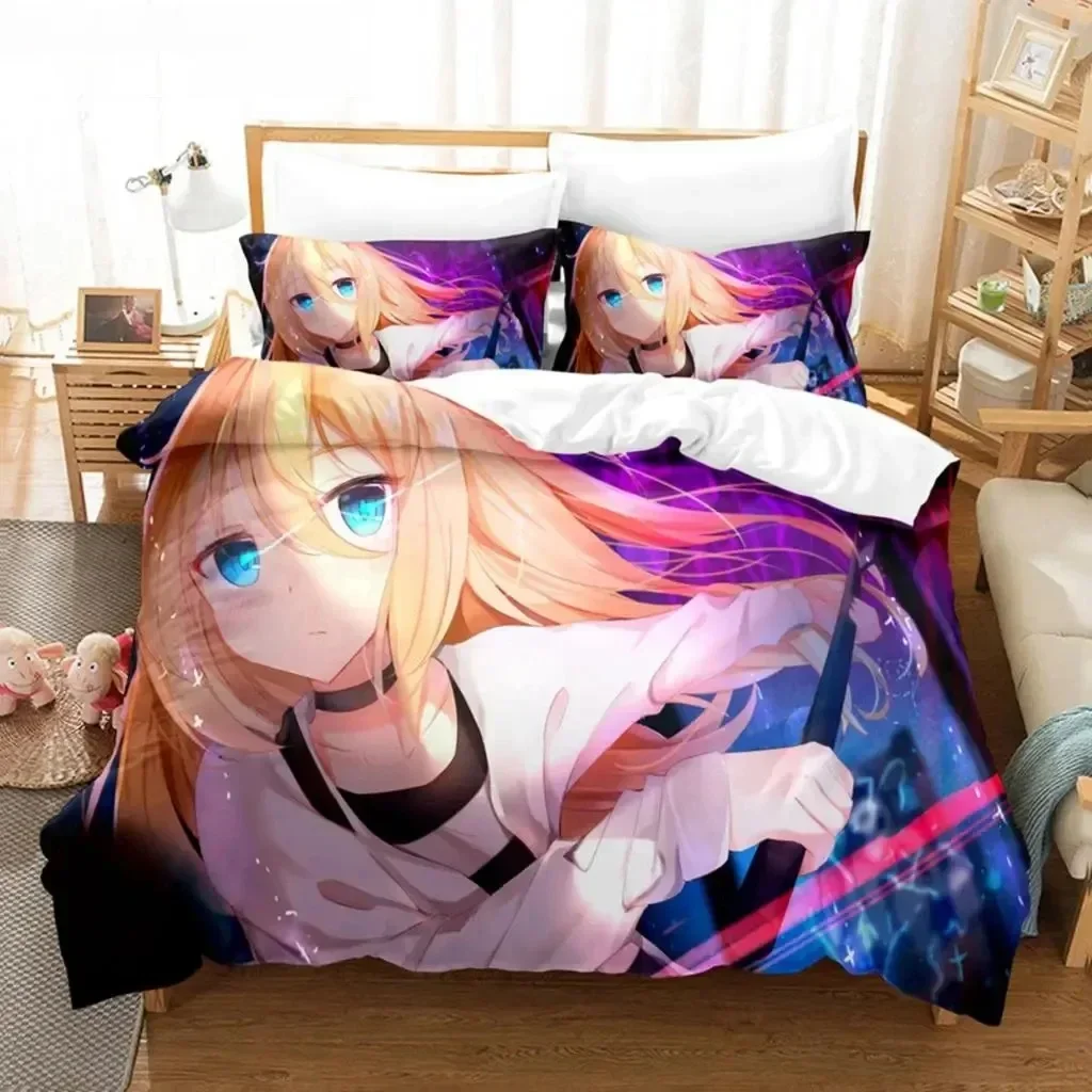 Anime Angels of Death Supplies Set Duvet Cover Set Bedding Sets For Adults Bed With Pillowcases No Filling Luxury Birthday Gifts