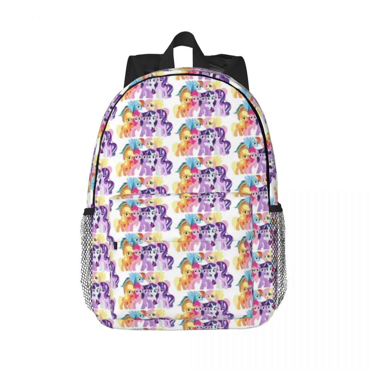 

My Little Pony 15-Inch Waterproof Backpack - Lightweight Travel Bag with Multiple Pockets for Organization