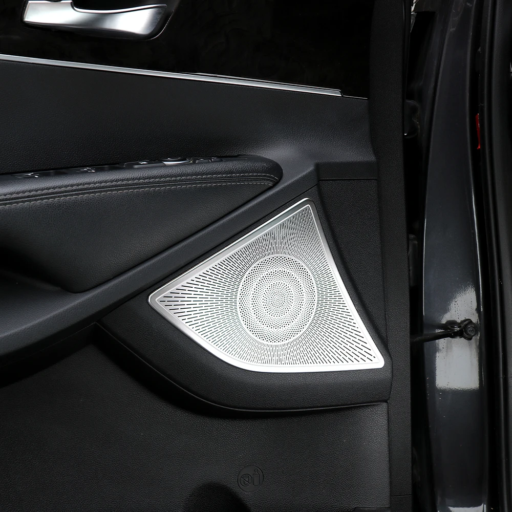Für Kia Sorento 2014-2020 Edelstahl Autotür-Lautsprecherabdeckung A-Säulen-Hochtöner-Lautsprecherblende Zubehör LHD/RHD – Detail 12