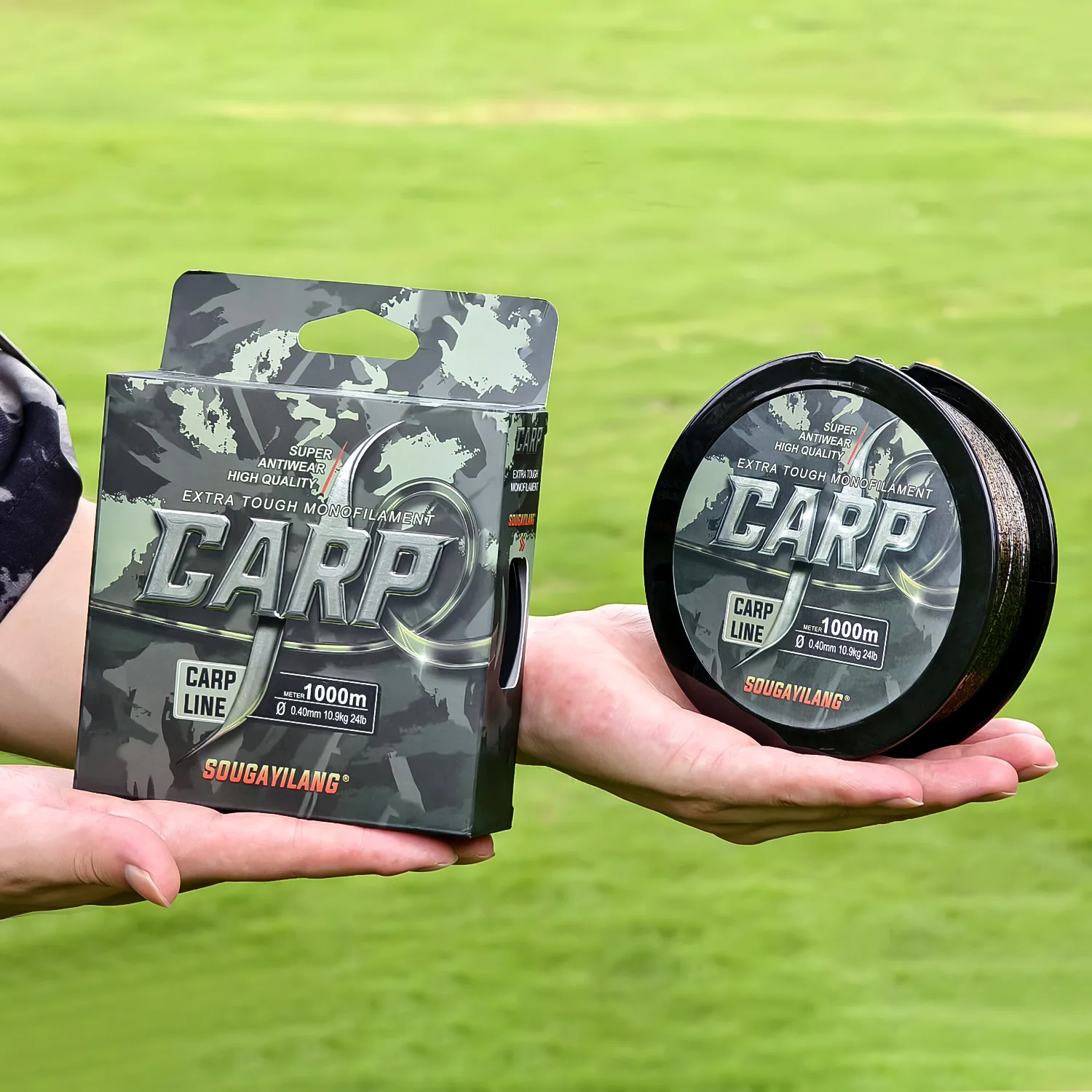 Sougayilang الكارب خيط صنارة الصيد 1000 متر النايلون حيدة خط 14-24lb ماكس سحب خط النايلون القوي لصيد سمك الشبوط #6